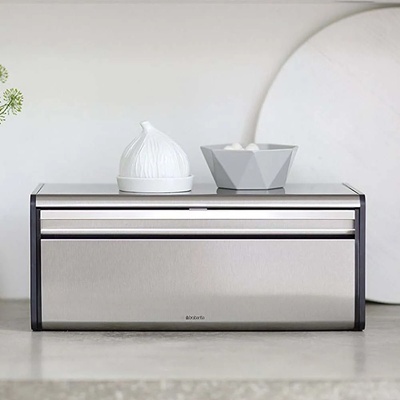 Brabantia Матиран инокс кутия за хляб Brabantia с падащ преден капак (107852)