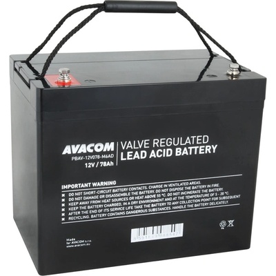 Avacom DeepCycle 12V 75Ah PBAV-12V078-M