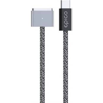 FIXED FIXD-MS3-GR s koncovkou USB-C, 140W, 2m, šedý