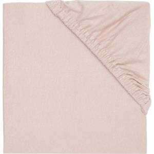 Jollein Бебешки памучен чаршаф с ластик Jollein - Jersey, 60 x 120 cm, Wild Rose (560402) - baby