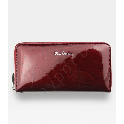Dámska peňaženka Pierre Cardin 02 LEAF 119 Pravá koža s ochranou RFID Veľká horizontálna čierna