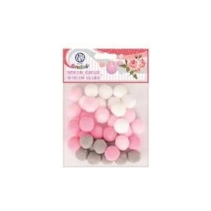 Astra Decorative pompons 20mm - Rose garden ASTRA