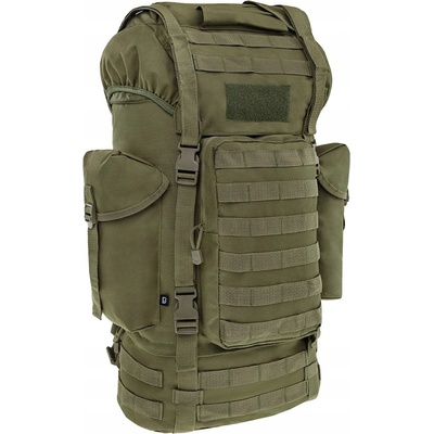 Urban Classics Taktický bojový Molle s polstrovanými popruhy zelená olivová 65 l
