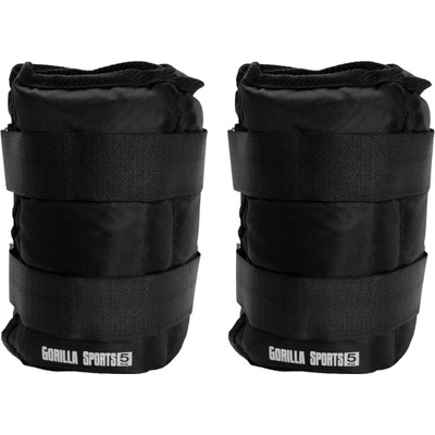 Gorilla Sports Zátěžové manžety 2 x 5 kg