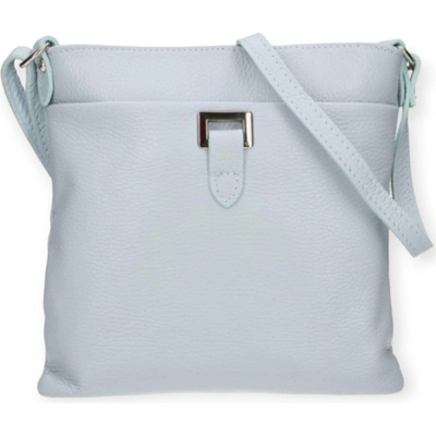 Vera Pelle kožená slim crossbody kabelka světle 1517 d92 modrá