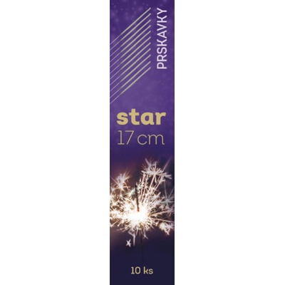 Star prskavky 27 cm 5 ks