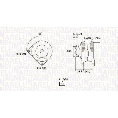 Generátor MAGNETI MARELLI 063731814010