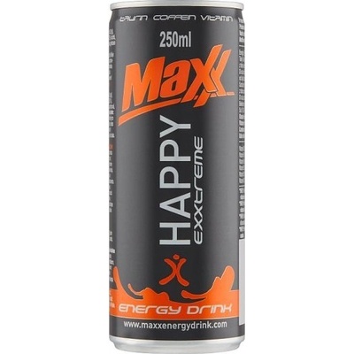 Maxx Exxtreme Happy sýtený energetický nápoj 250 ml