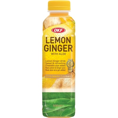 OKF Lemon Ginger Juice With Aloe 500 ml