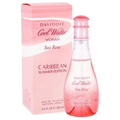 Davidoff Cool Water Woman Sea Rose Caribbean Summer Edition toaletní voda dámská 100 ml