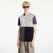 Fred Perry Beams Grid Design Fp Polo T-Shirt Black