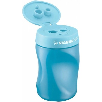 STABILO EASY - strúhadlo so zásobníkom pre ľavákov, modré