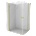 Mexen Mist-B Duo отваряема душ кабина 85 x 80 см, прозрачна, четка злато - 8A2-085-080-55-00 (8A2-085-080-55-00)
