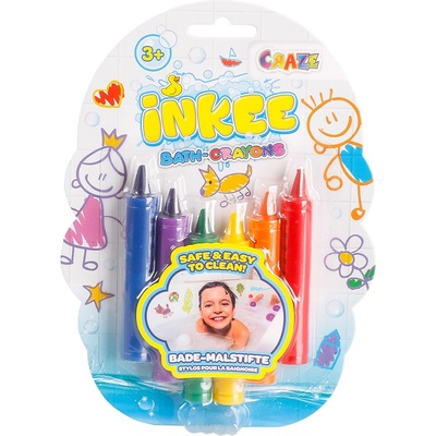 CRAZE Комплект пастели за баня Craze - Многоцветни, 6 броя (C28667)