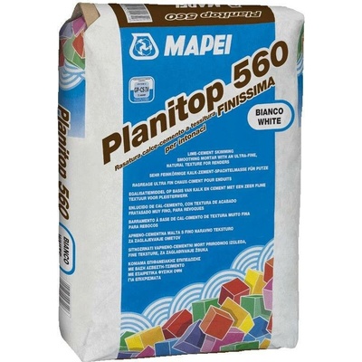 MAPEI Planitop 560 vyhlazovací malta pro vyrovnání povrchů 20 kg Bílá
