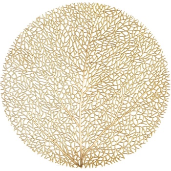 Tiseco Home Studio Подложка за хранене в златисто, ⌀ 38 cm - Tiseco Home Studio (ZZ0539GOLD)