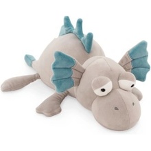 Orange Toys Sleepy šedo-modrý dráček/polštář Sleepy the Dragon 45 cm