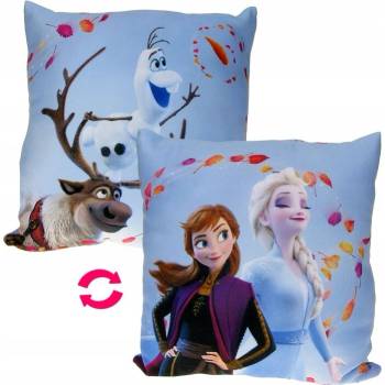 Jerry Fabrics Mikroplyšový vankúš Ľadové Kráľovstvo 2 Wind 02 Polyester 35x35