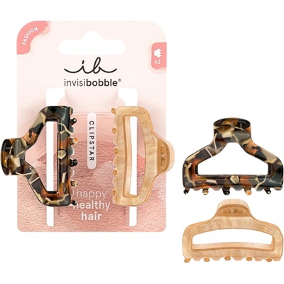 Invisibobble Clipstar M Golden Roar - Skřipec do vlasů 2 ks – Zboží Dáma