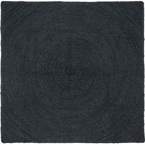 vidaXL Килими за помещение Тъмносиво 160 x 160 cm юта (42010564)