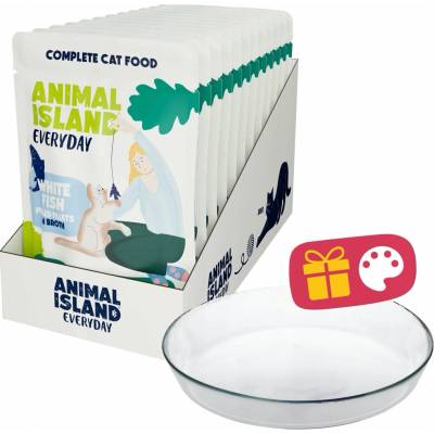 Animal Island Everyday White fish in broth Box 12 x 85 g