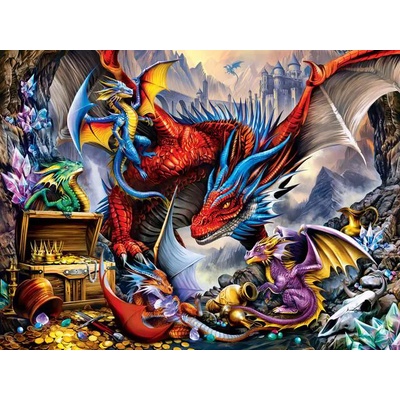 Masterpieces - Puzzle Dragon's Horde - 300 piese