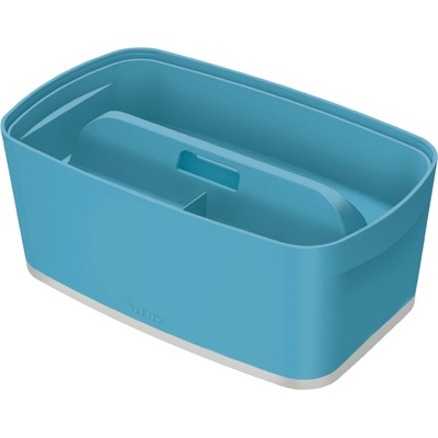 Leitz Úložný box s vekomMyBox, veľkosť S kľudná modrý