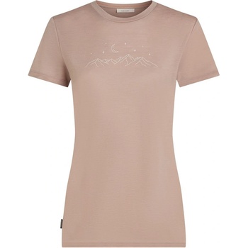 Icebreaker Women Merino 150 Tech Lite SS Tee Sparkling Stars Размер: L / Цвят: розов