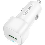 BOROFONE Зарядно за автомобил - Borofone (BZ34) - USB, Single Port, 18W QC/FCP/AFC - Бял