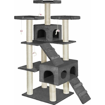 tectake Mačacie škrabadlo KNUT 186 cm