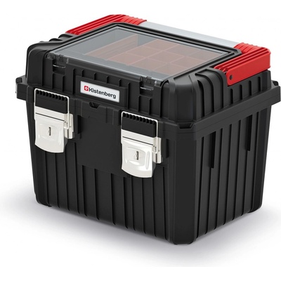 Prosperplast Heavy Box na nářadí se zámky 44,5 x 36 x 33,7 cm černý KHVA453535BSM-S411