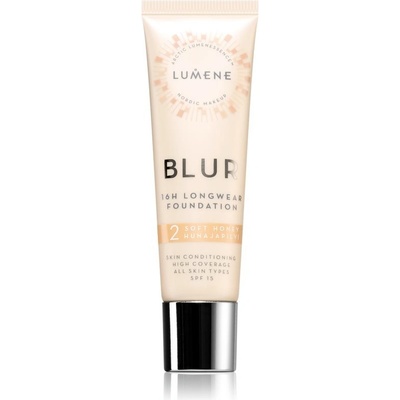 Lumene Blur 16h Longwear dlhotrvajúci make-up SPF15 2 Soft Honey Cool 30 ml