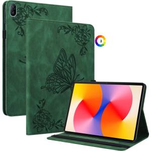 Huawei MatePad SE 11 2024 Butterfly Flower Кожен Калъф и Протектор