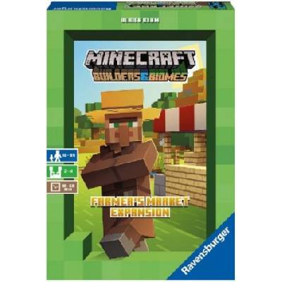 Ravensburger 26869 - Minecraft Builders & Biomes Farmers Market Expansion - Erweiterung zum Brettspiel Minecraft Builders & Biomes , Spiel für Erwachs
