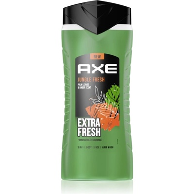 AXE Jungle Fresh душ-гел за лице, тяло и коса Palm Leaves & Amber 400ml
