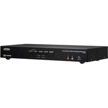 Image 1 of ATEN Kvm превключвател aten cs1844-at-g, 4 порта usb 3.0, За 2 hdmi монитора (cs1844-at-g)