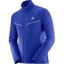Salomon Agile softshell Jkt Surf The Web modrá