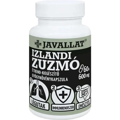 JAVALLAT Исландски лишей, 60 капсули, Javallat (812108 JAV)