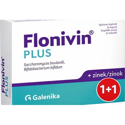 Galenika Flonivin Plus + zinok 30 kapsúl
