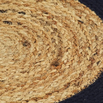 VidaXL prostírání 6 ks přírodní a námořnická modrá juta a bavlna 38cm