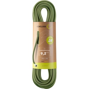 Edelrid Единично въже Edelrid Hummingbird Eco Dry 9, 2 mm Single rope - Night / Citrus - размер 40 m (308-0358-0212)