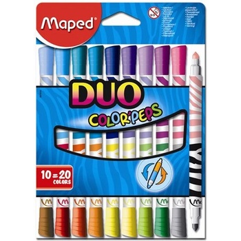 Maped Комплект флумастери Maped Color'Peps Duo, 10 цвята (847010) (847010)