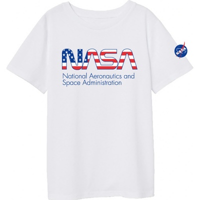 Nasa licence chlapecké tričko NASA 5202135 bílá