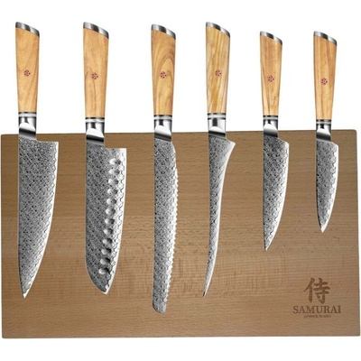 Samurai 6 dílný set Olive Natural