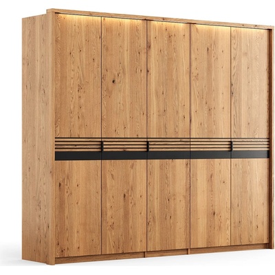 Nábytek z lesa Ravello 5D 256 x 219 x 58 cm dub