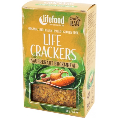 Lifefood Crackers Zelňáky Raw Bio 90 g