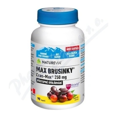 Swiss NatureVia Max Brusinky Cran-Max 90 kapsúl