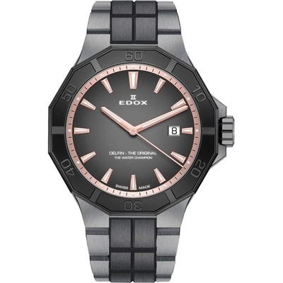 Edox Мъжки часовник EDOX Delfin The Original 53021-37GNM-NDR (53021-37GNM-NDR)