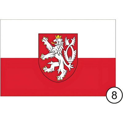 LIBEA, s.r.o. Autovlajka #Jízda Český lev na půleném listě Rozměr: 20×30 cm
