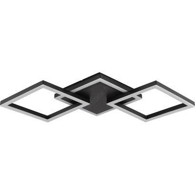 Brilliant - LED таванно осветително тяло JORVIC LED/21W/230V 28x61, 5 cm черно (BI0308)